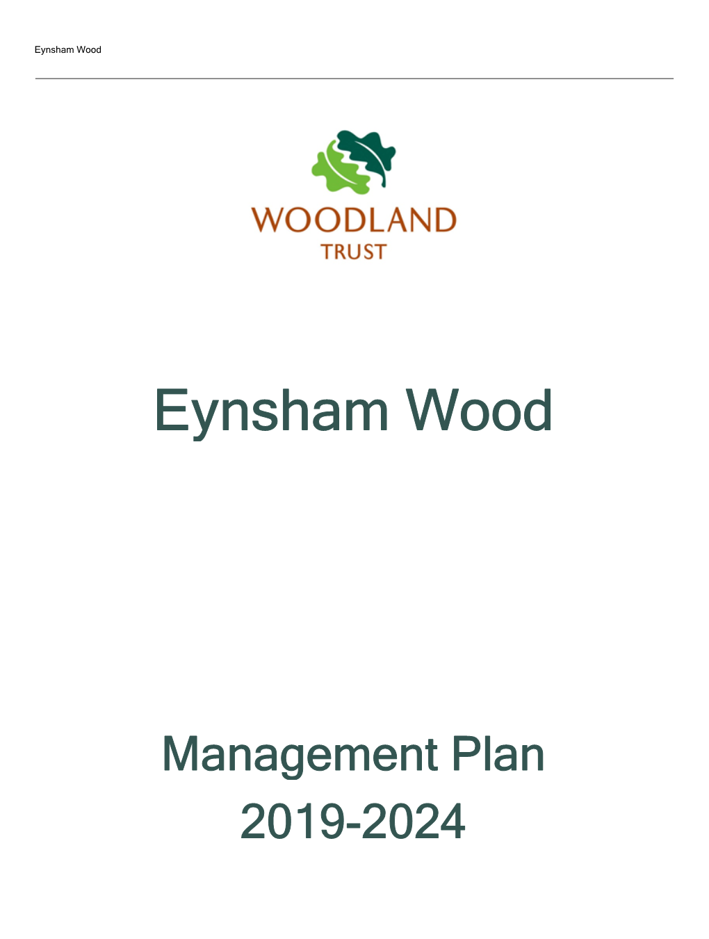 Eynsham Wood