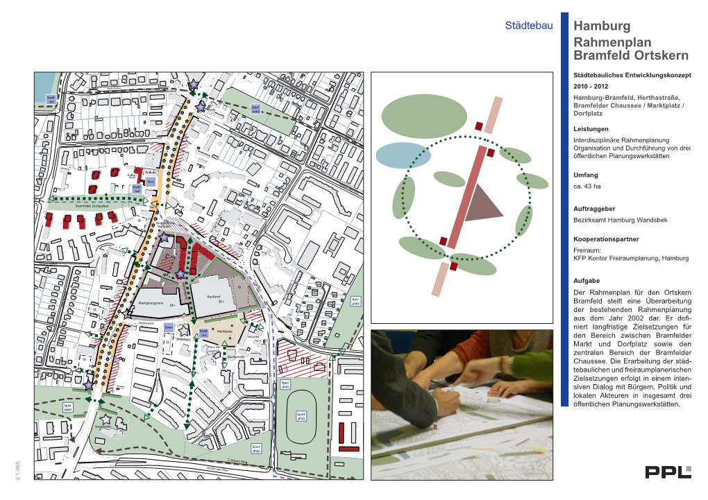 Hamburg Rahmenplan Bramfeld Ortskern Bramfelder See Städtebauliches Entwicklungskonzept