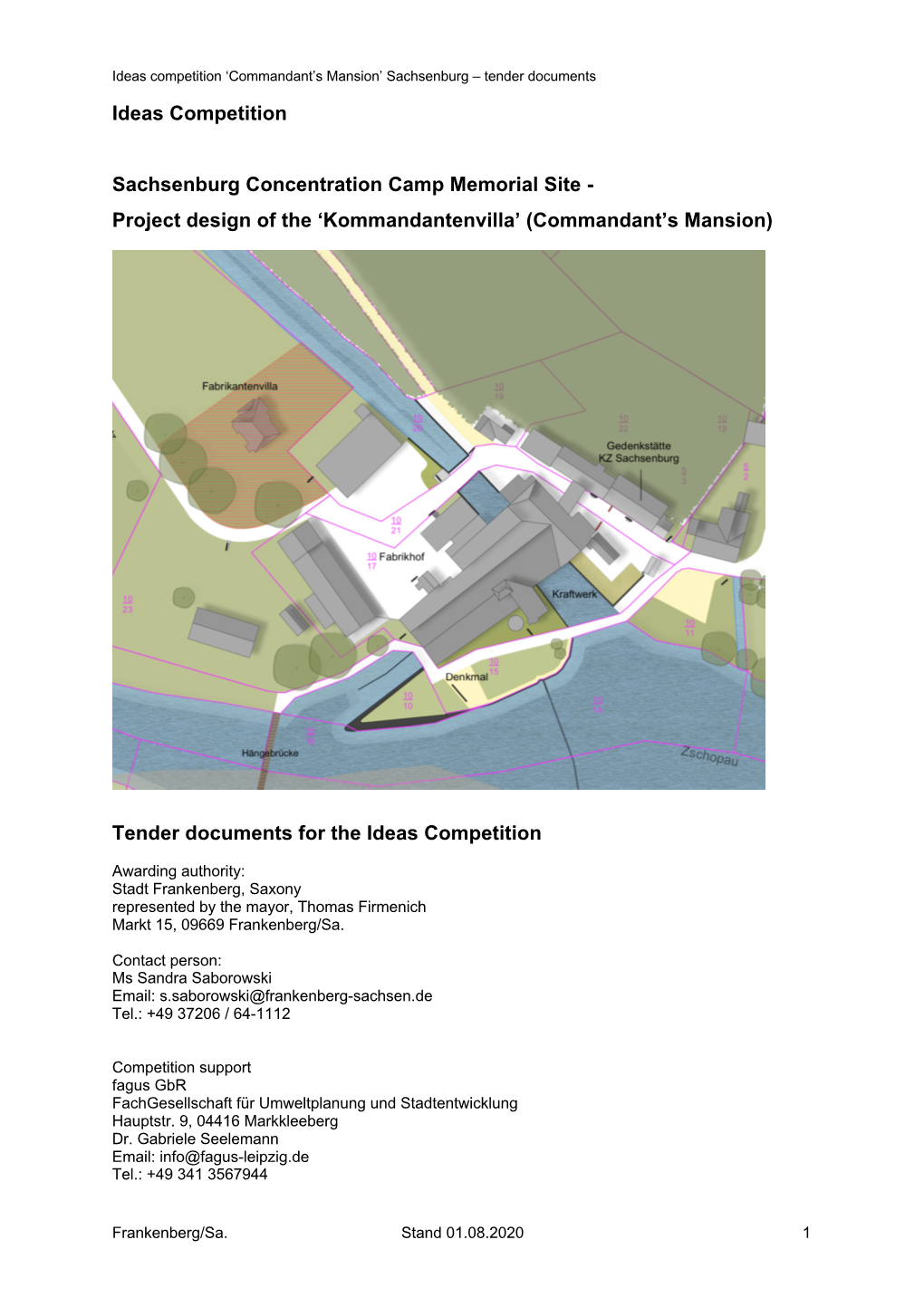 Ideas Competition ‘Commandant’S Mansion’ Sachsenburg – Tender Documents Ideas Competition