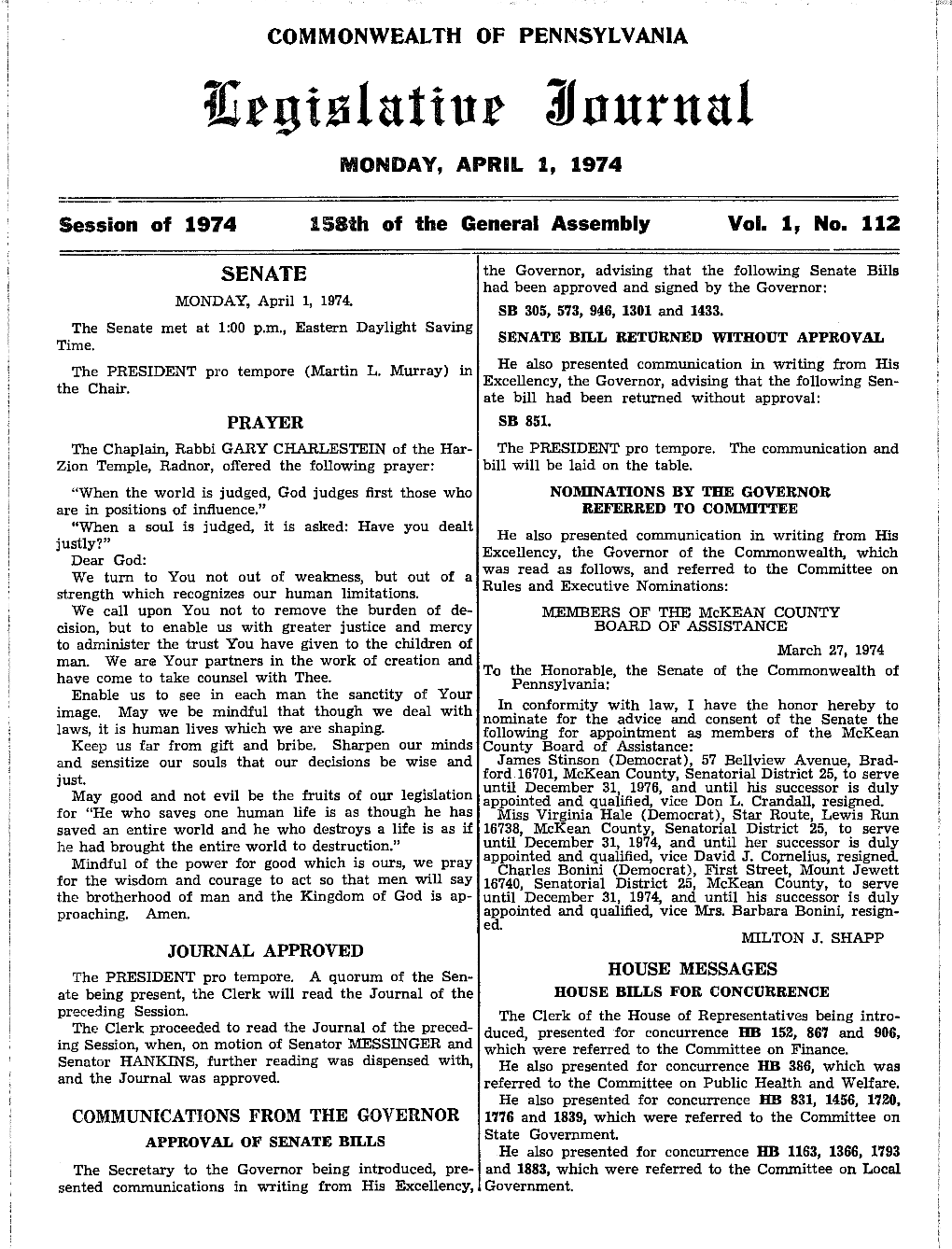 14Rgt.Aluttur 3Jnuruul MONDAY, APRIL L, 1974