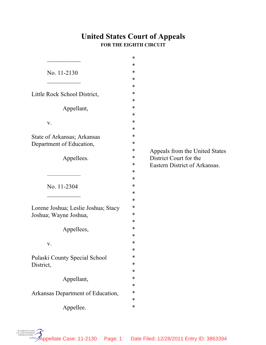 United States Court of Appeals for the EIGHTH CIRCUIT