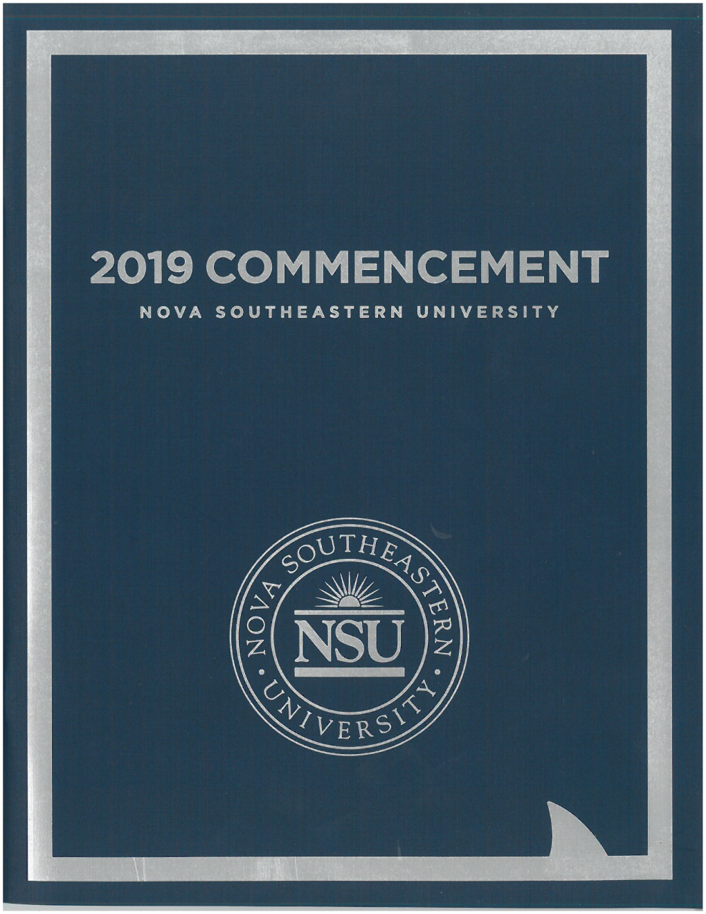 2019 Health Professions Division Commencement Ceremony Program