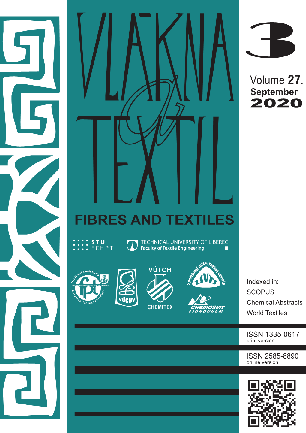 September 2020 Fibres and Textiles Vlákna a Textil