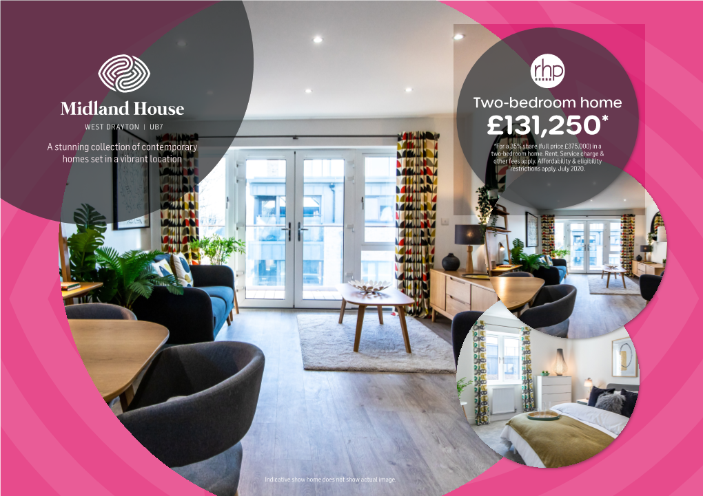 £131,250* a Stunning Collection of Contemporary *For a 35% Share (Full Price £375,000) in a Two-Bedroom Home