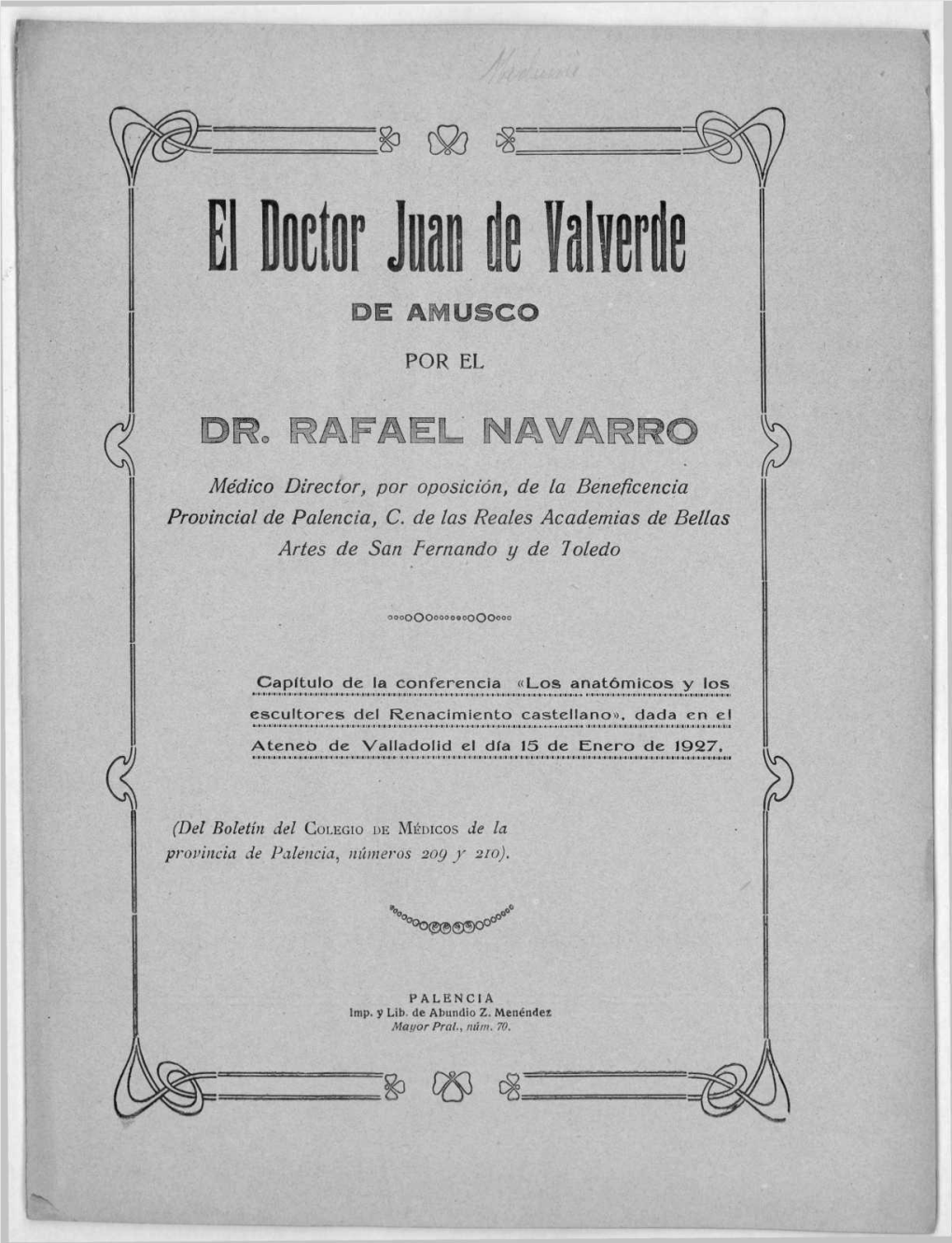 Valverde De Amusco Por El Dr