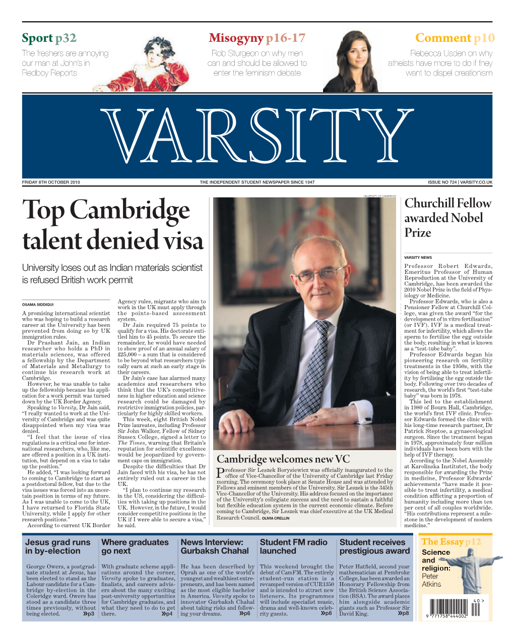 Top Cambridge Talent Denied Visa