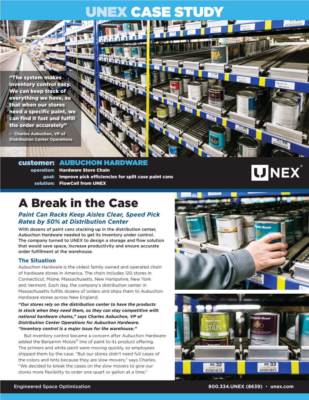 UNEX Aubuchon Hardware Case Study