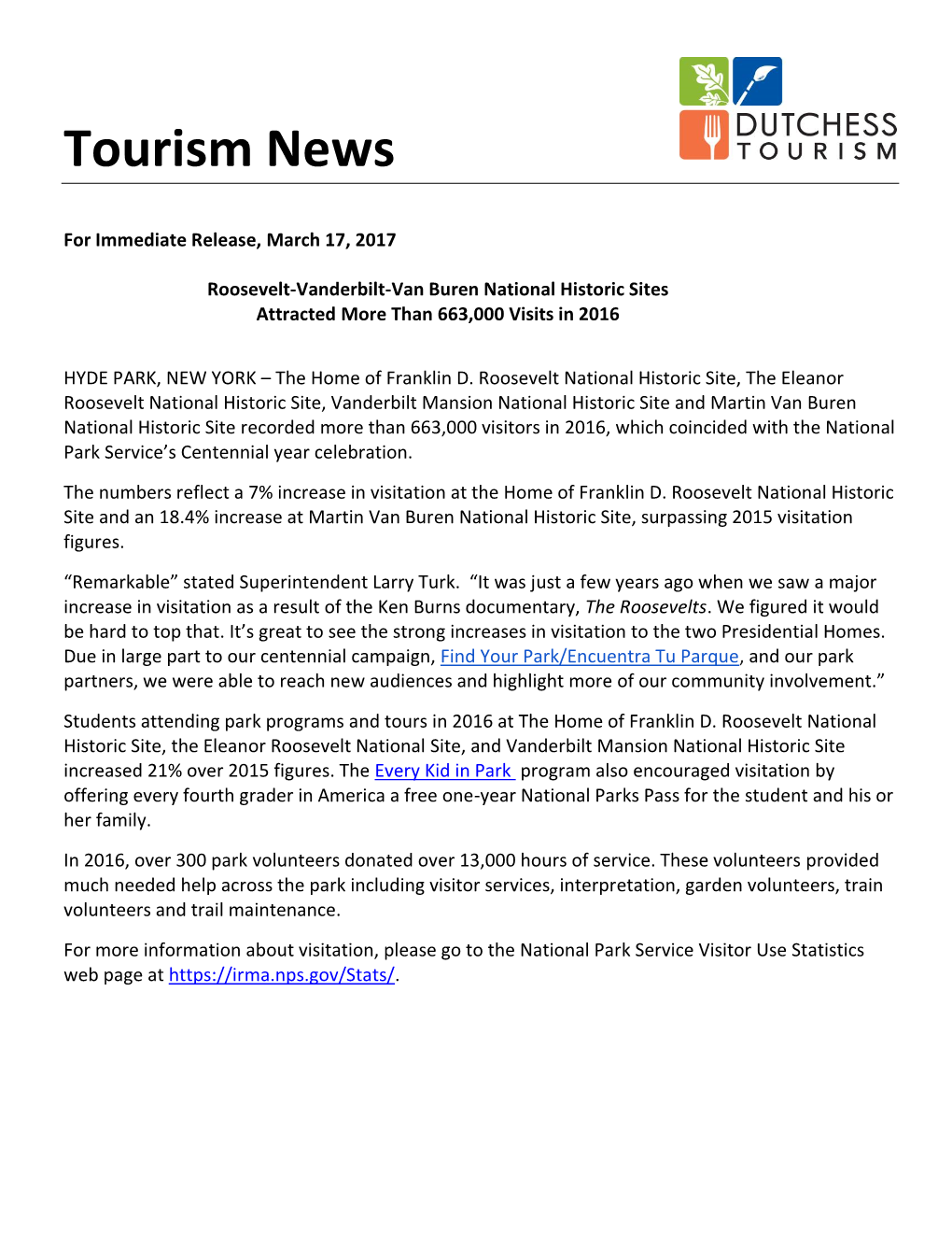 Tourism News