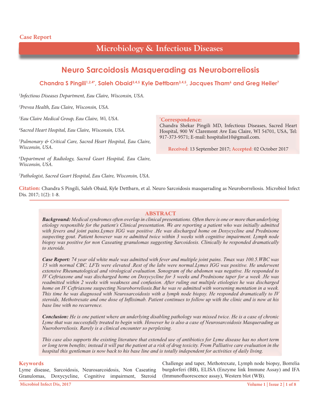 Microbiology & Infectious Diseases