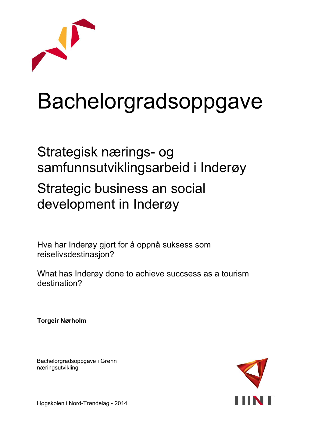 Bachelorgradsoppgave