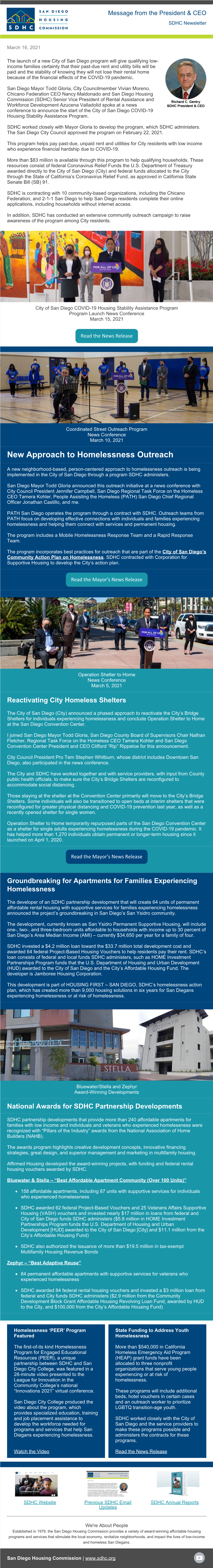 SDHC: Housing Stability for Families Affected by COVID-19