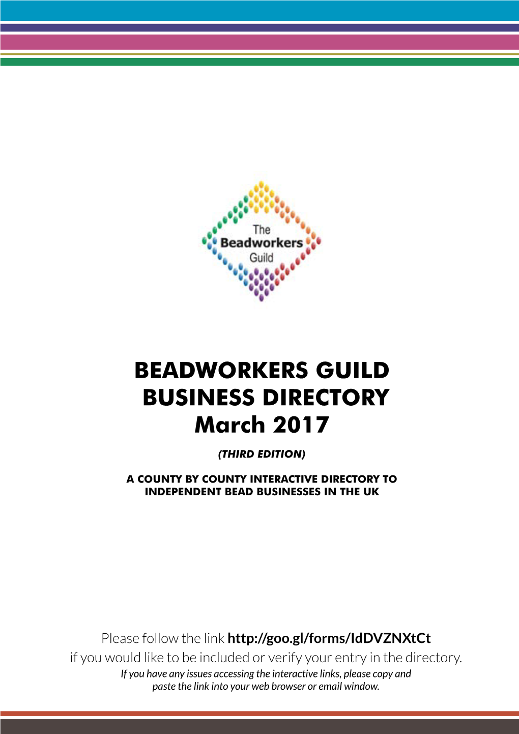 BEADWORKERS GUILD BUSINESS DIRECTORY March 2017