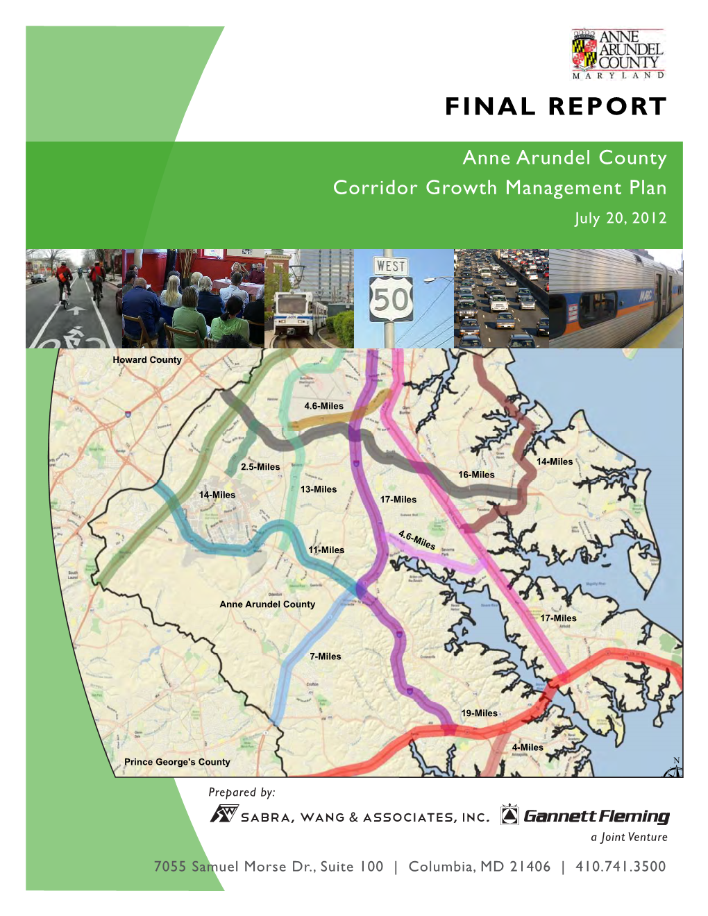 Anne Arundel County Corridor Growth Management Plan Final Report