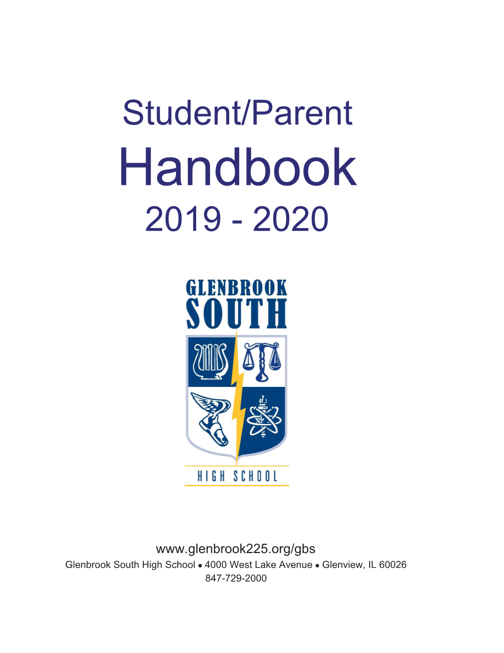 Student/Parent Handbook 2019 - 2020