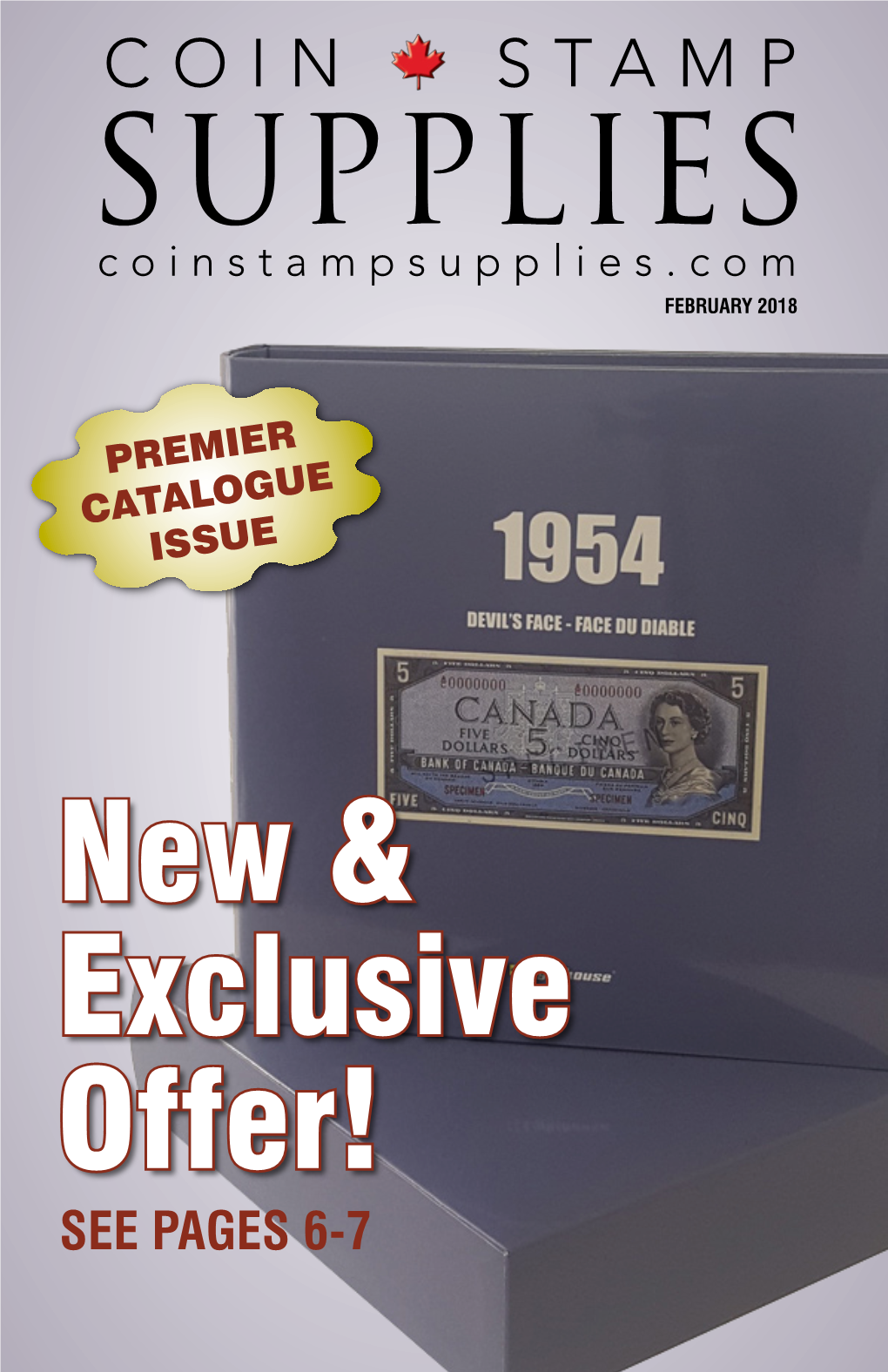 COIN STAMP SUPPLIES Offers the Following