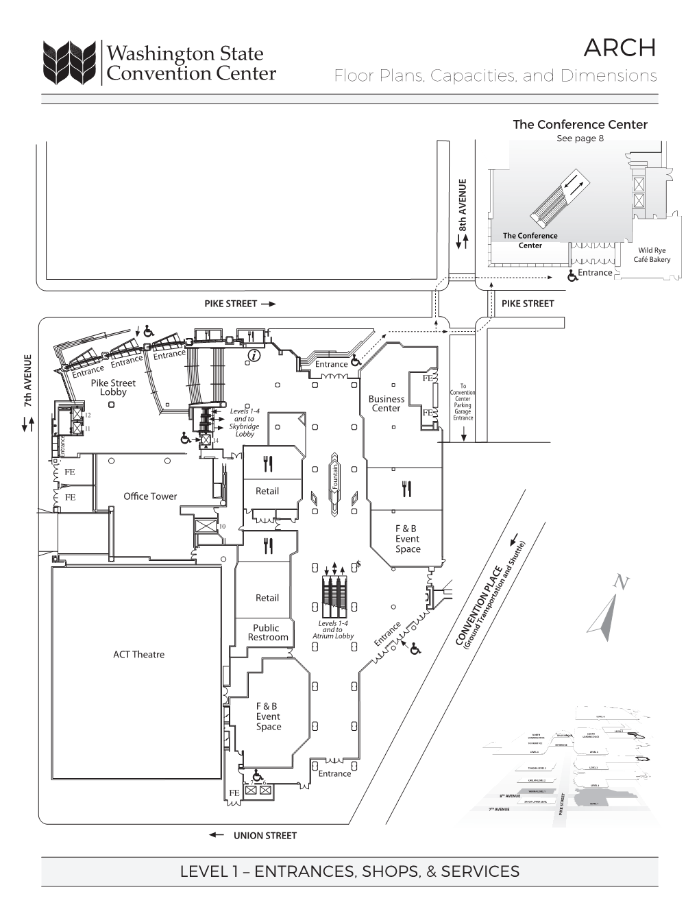 Floor Plans, Capacities, and Dimensions