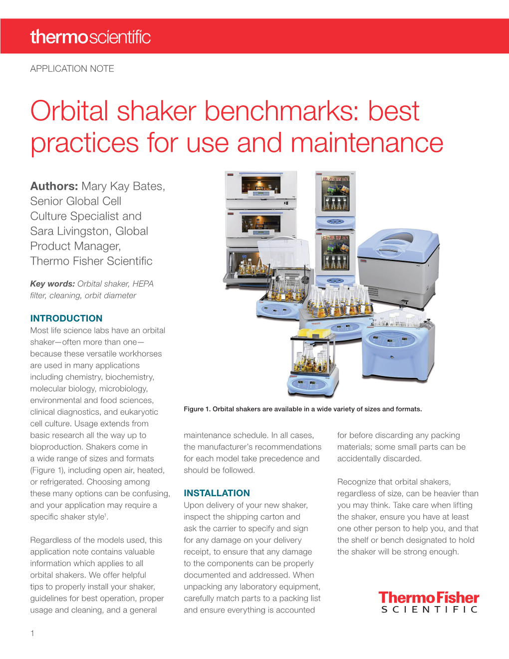 Orbital Shaker Benchmarks: Best Practices for Use and Maintenance