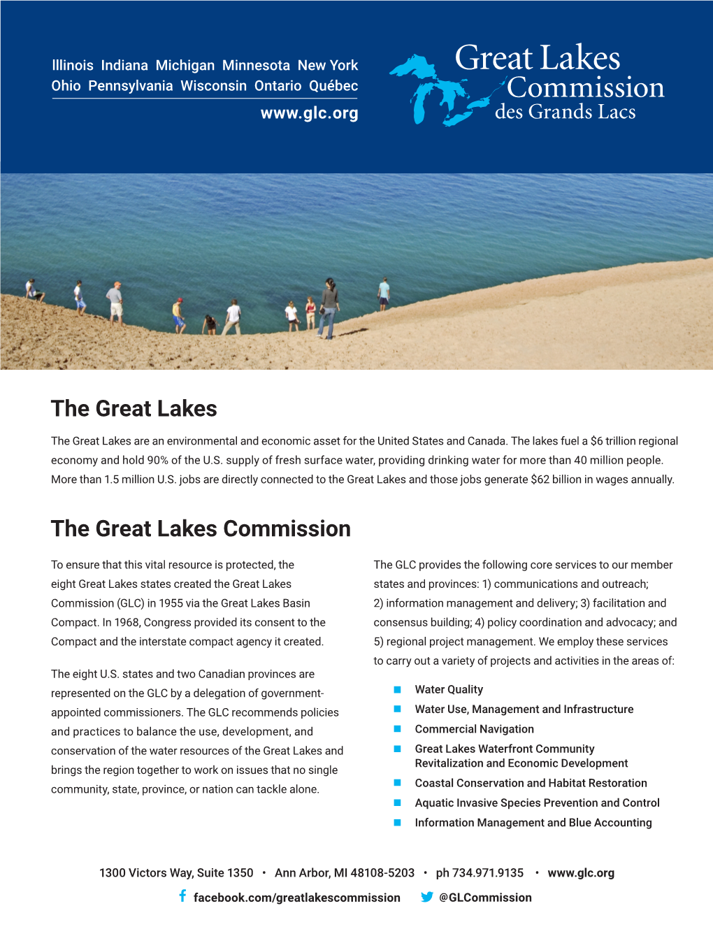 Great Lakes Commission Info Sheet