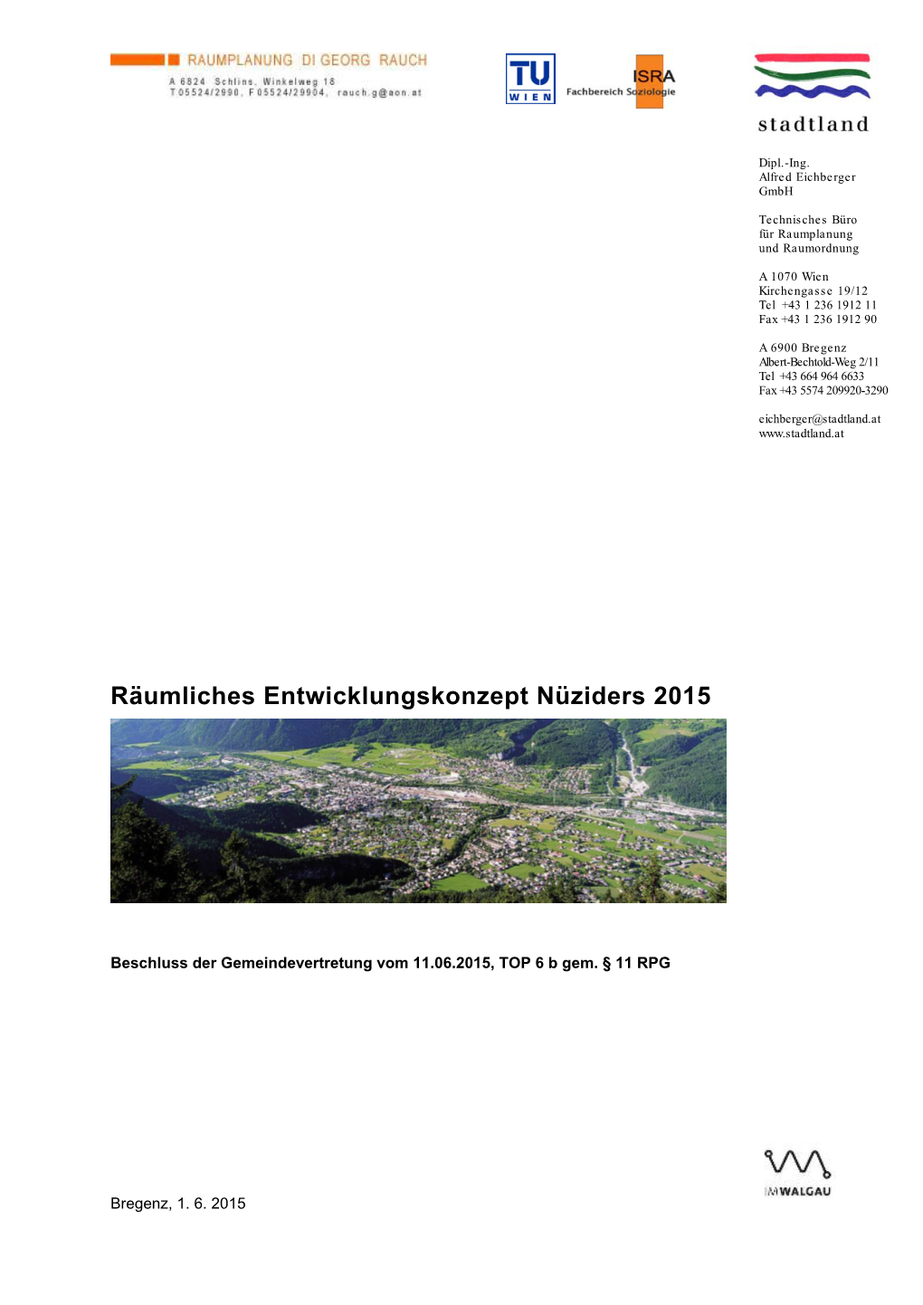 Räumliches Entwicklungskonzept (REK 2015)