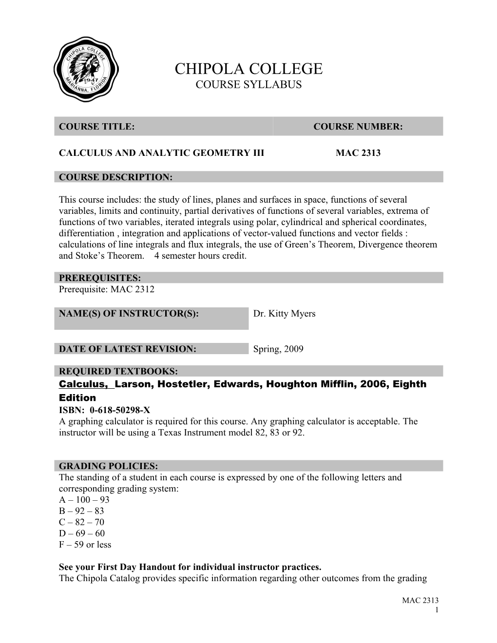 Linking Course-Level Outcomes with Discipline-Specific Competencies and Assessment Methods s4