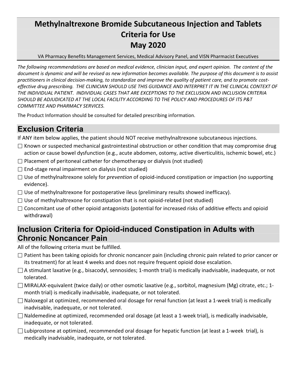 Methylnaltrexone Nonf