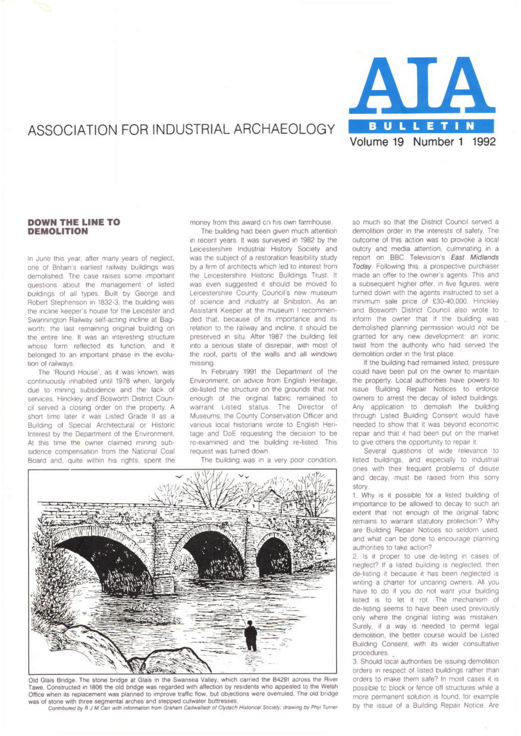 AIA Bulletin 19-1 1992