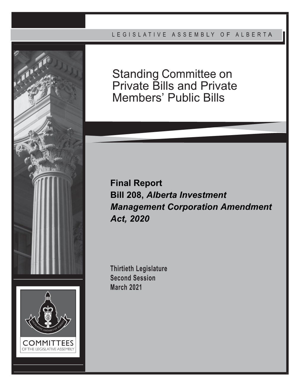 Standing Committee on Private Bills and Private Members’ Public Bills