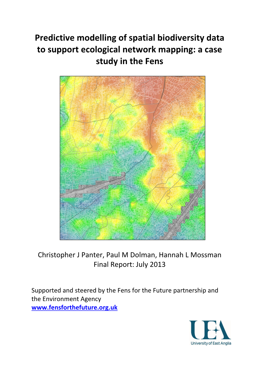 Predictive Modelling of Spatial Biodiversity Data to Support Ecological Network Mapping: a Case Study in the Fens