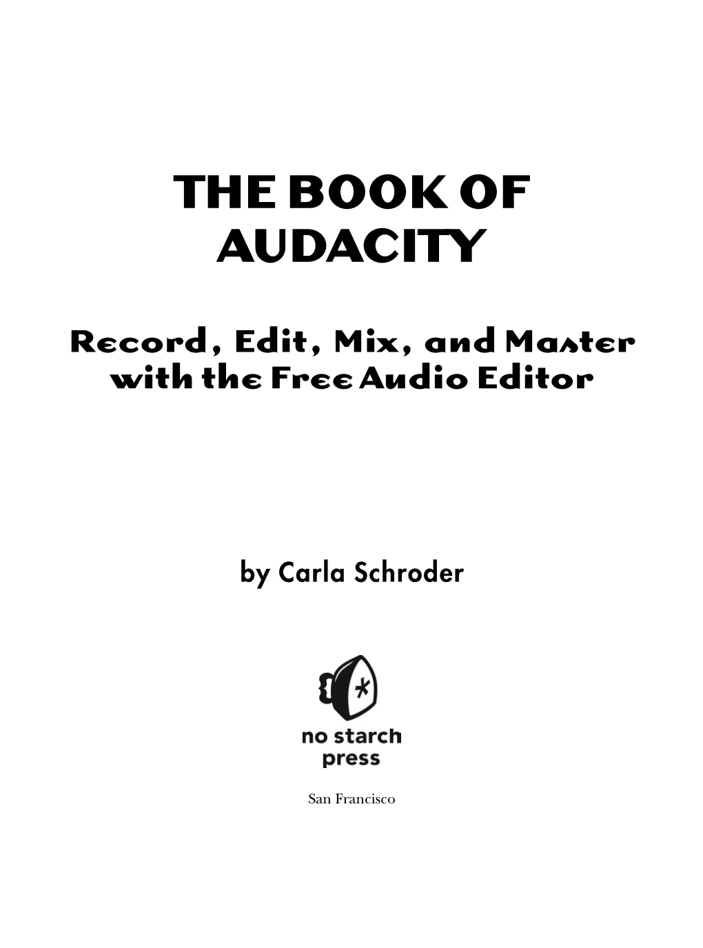 The Book of Audacity