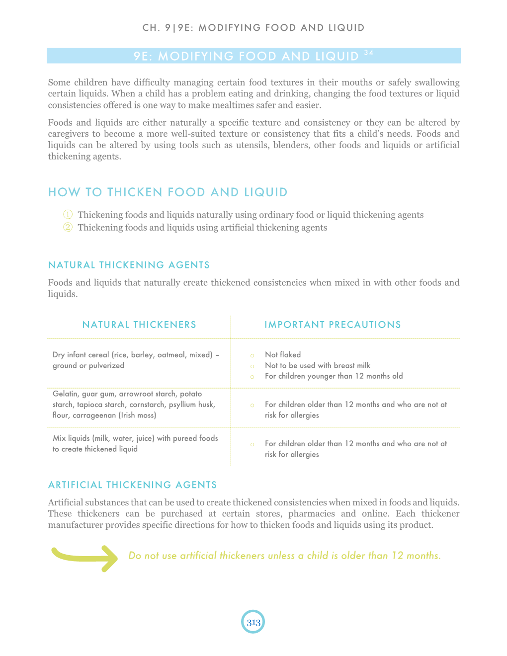 Modifying Food and Liquid 34 How To