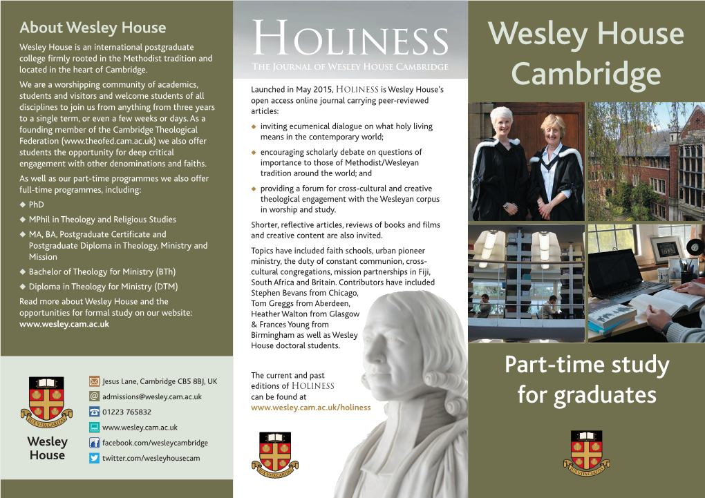 Wesley House Cambridge