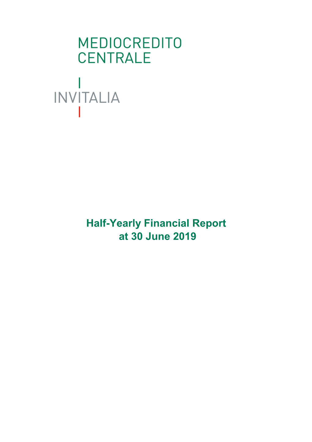 Half-Yearly Financial Report at 30 June 2019