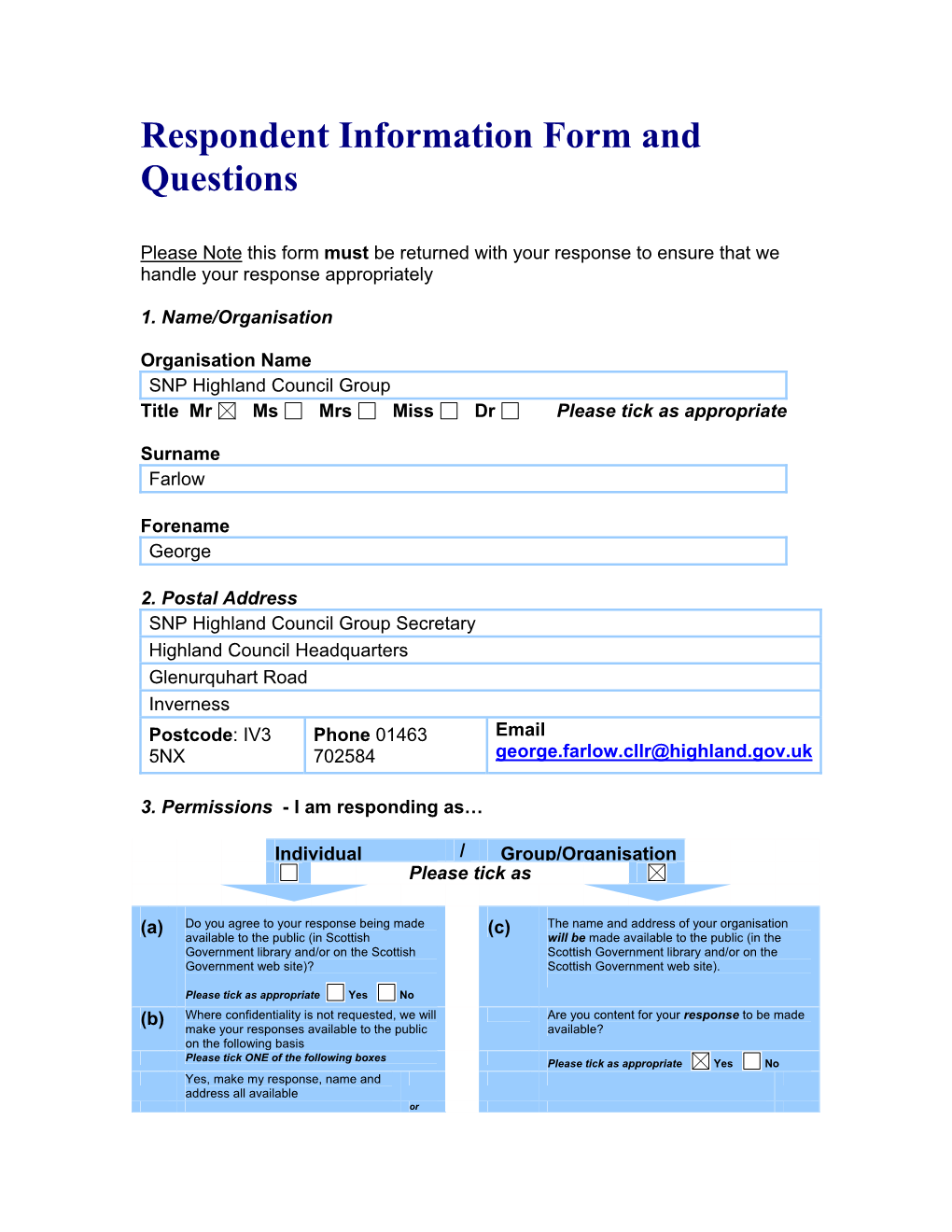 Rail Consultation