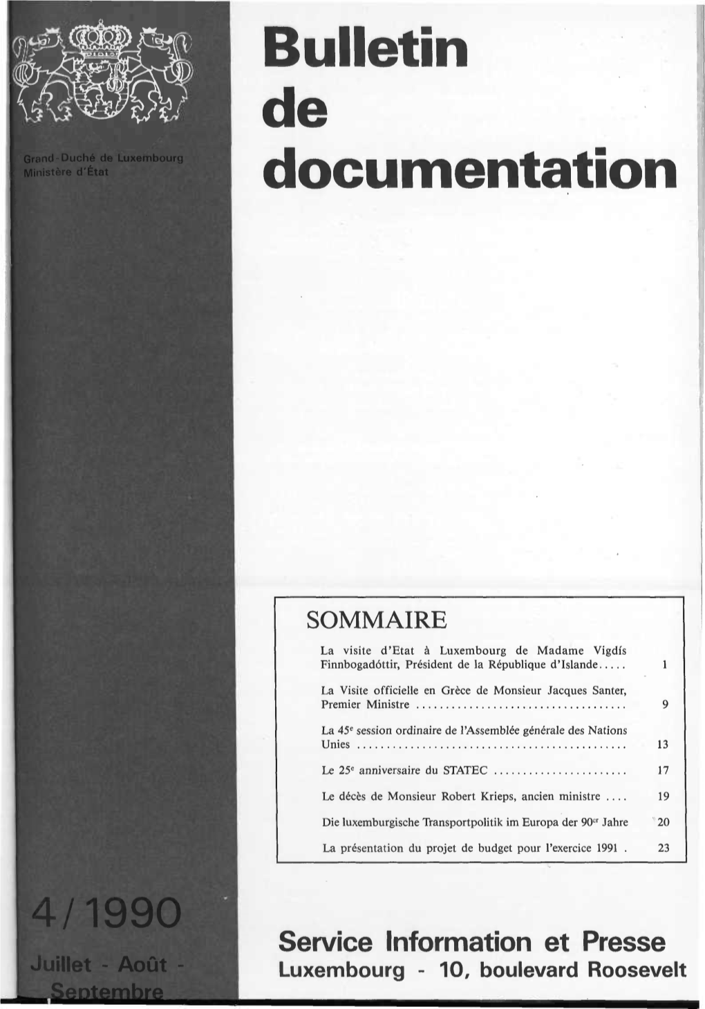 Bulletin Documentation