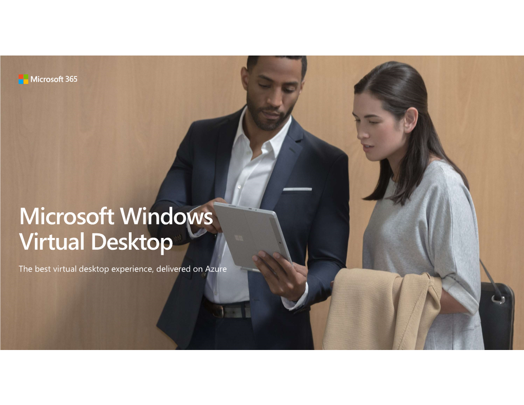 Microsoft Windows Virtual Desktop