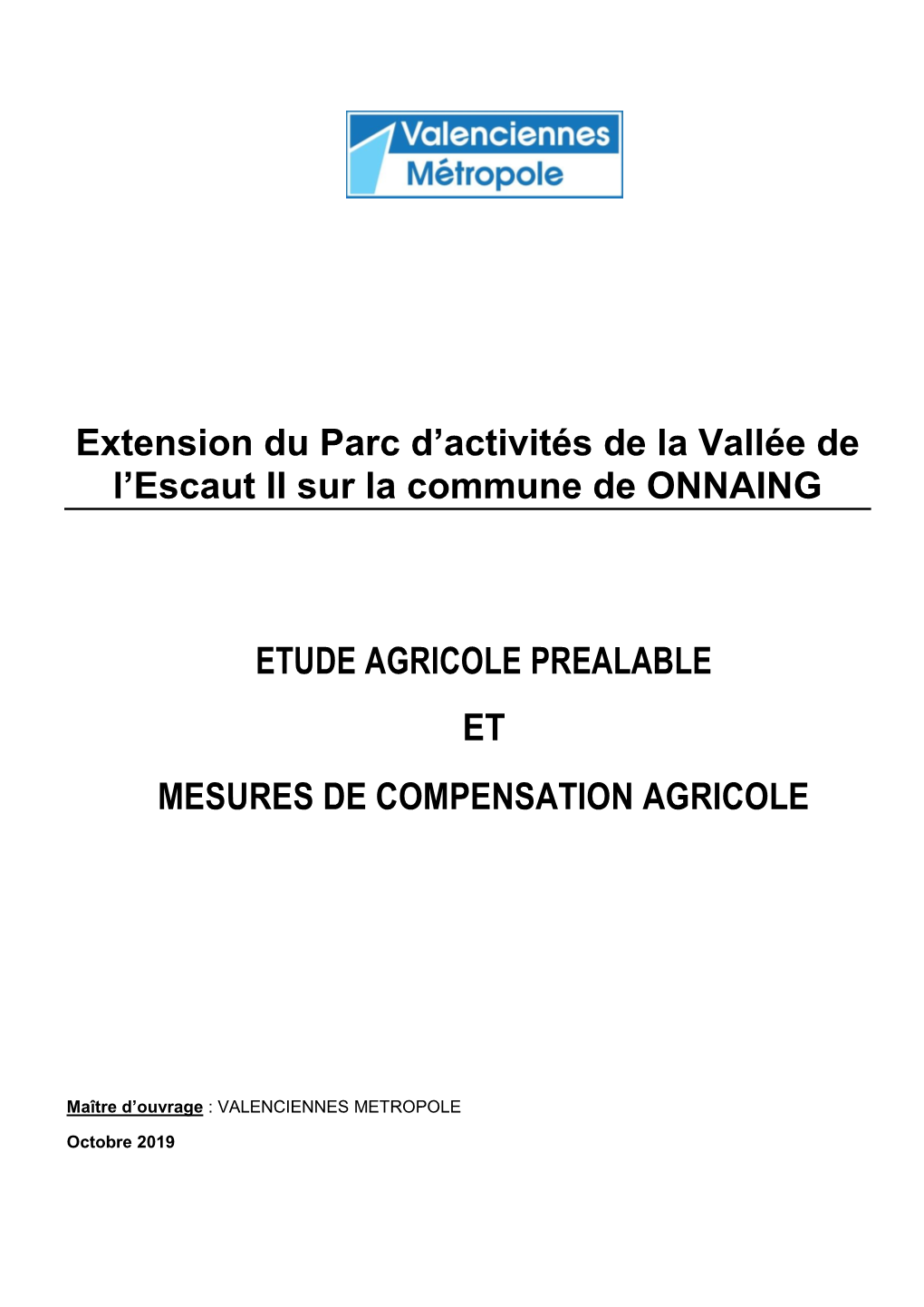 Extension Du Parc D'activités De La Vallée De L