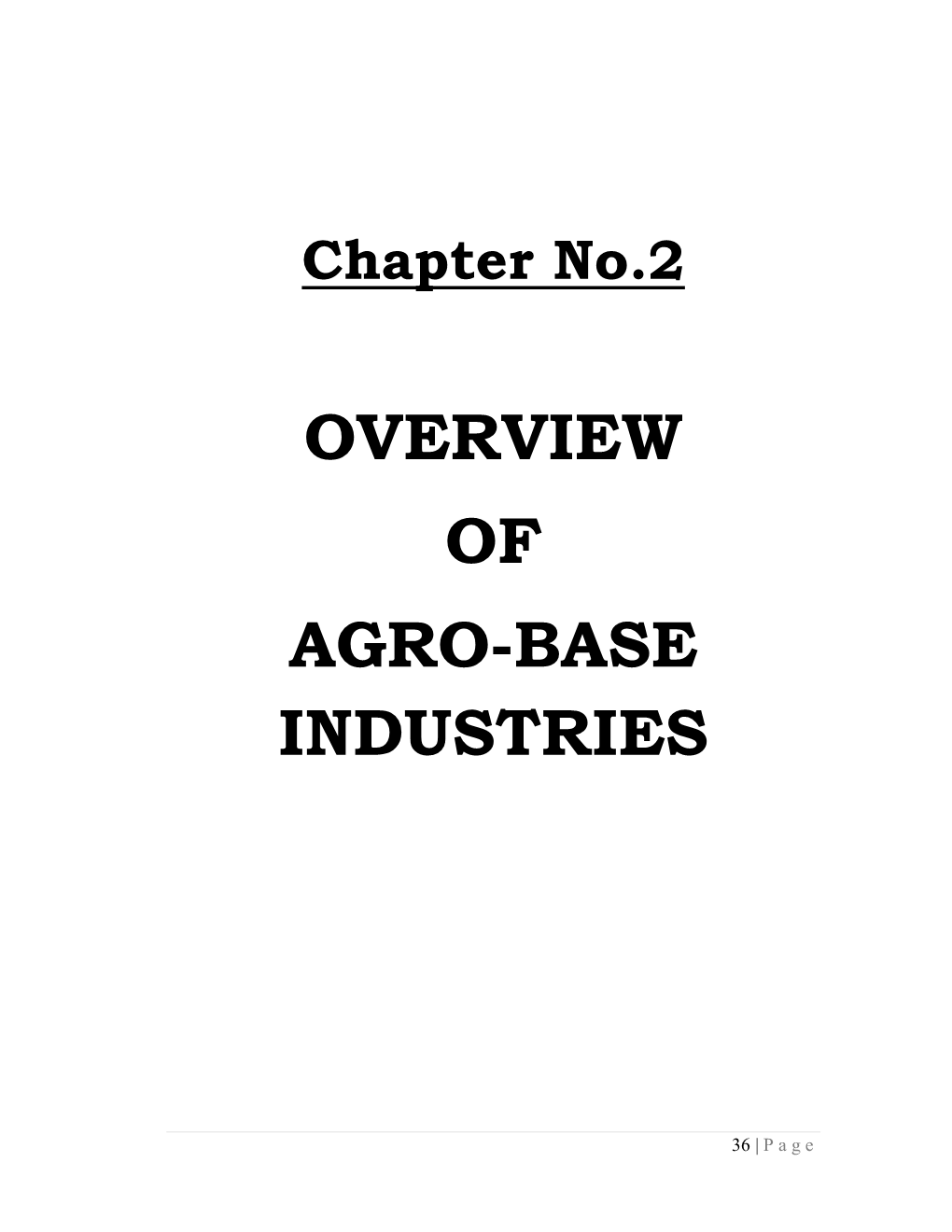 Overview of Agro-Base Industries