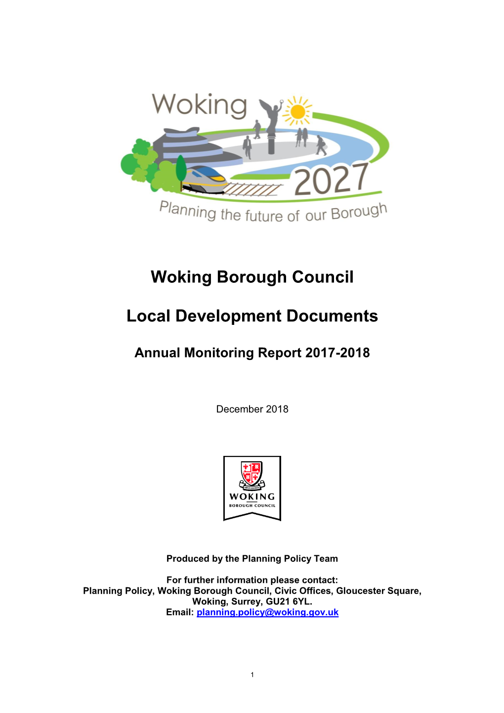Woking Borough Council Local Development Documents