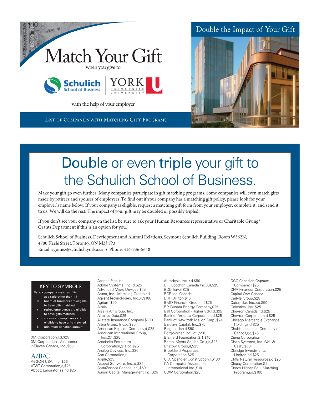 Match Your Gift When You Give To