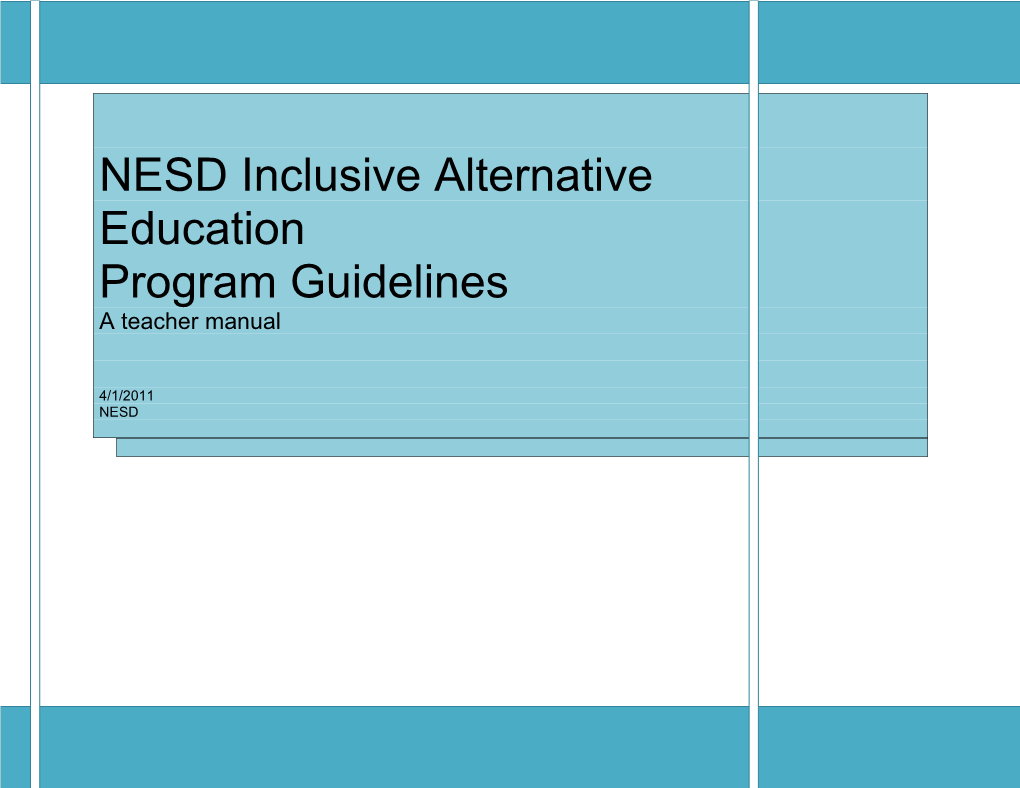 NESD Inclusive Alternative