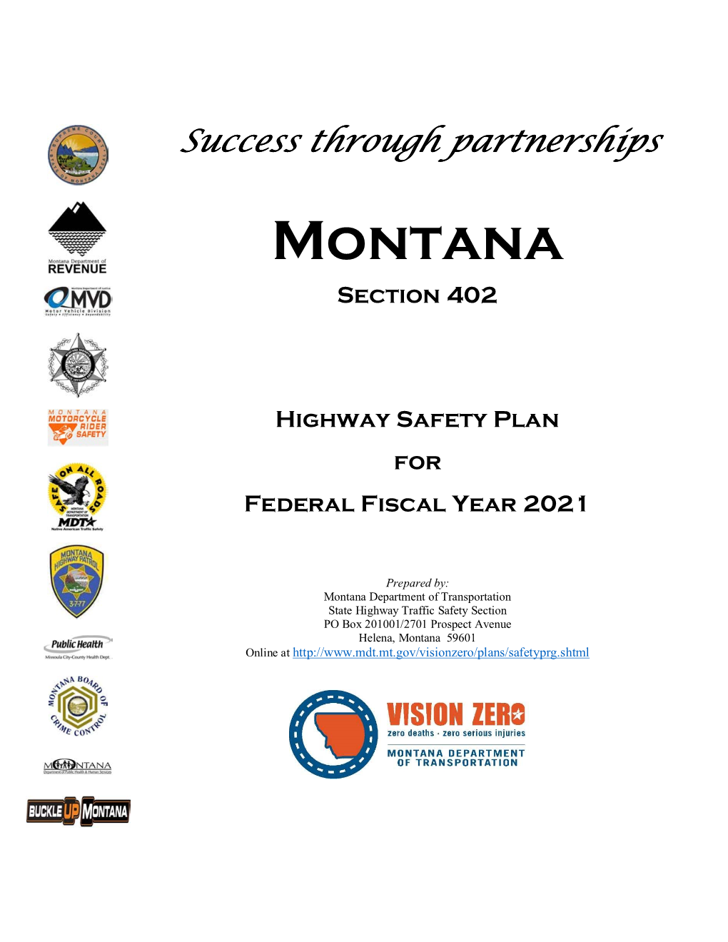 Montana FY2021 Highway Safety Plan Annual Report