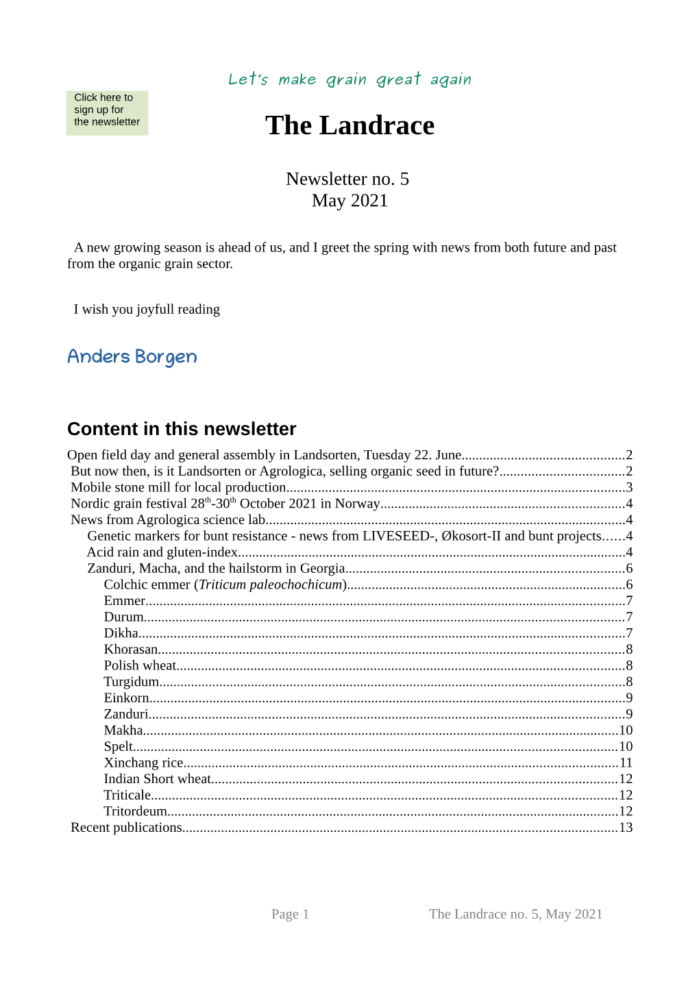 Article on Genetic Markers for Bunt Resistance From