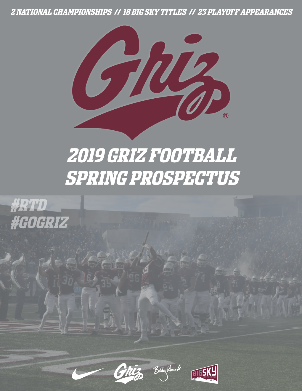 2019 Griz Football Spring Prospectus