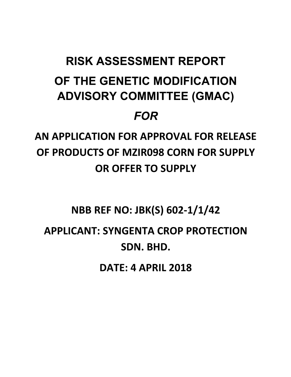 GMAC Malaysia RA Report MZIR098 Corn.Pdf