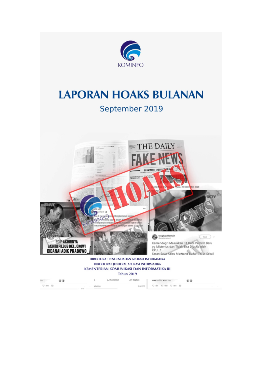 Laporan Isu Hoaks Bulanan September 2019.Pdf