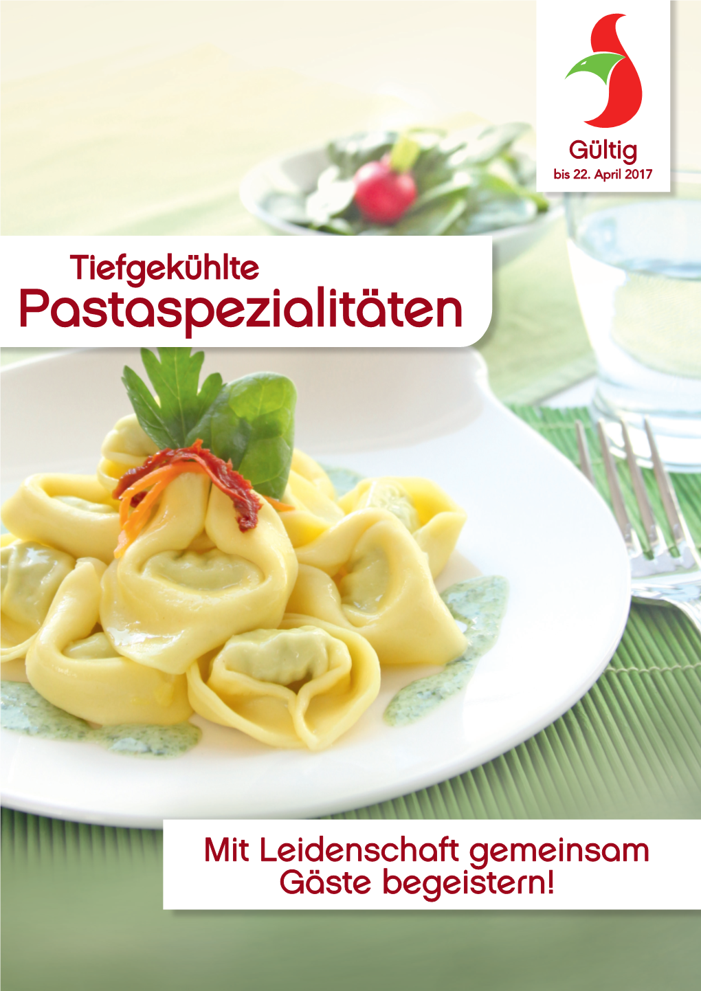 Tiefgekühlte Pastaspezialitäten