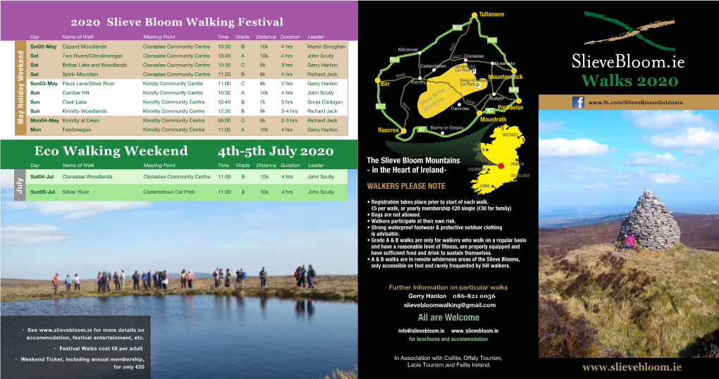 Slieve Bloom Walks Broc 2020 Proof