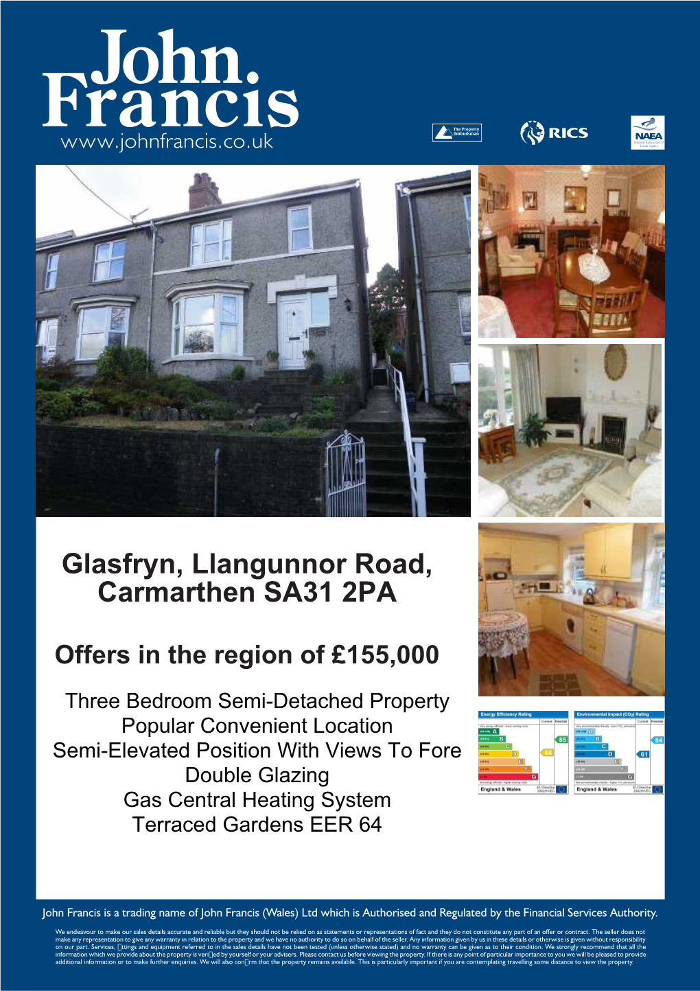 Glasfryn, Llangunnor Road, Carmarthen SA31 2PA