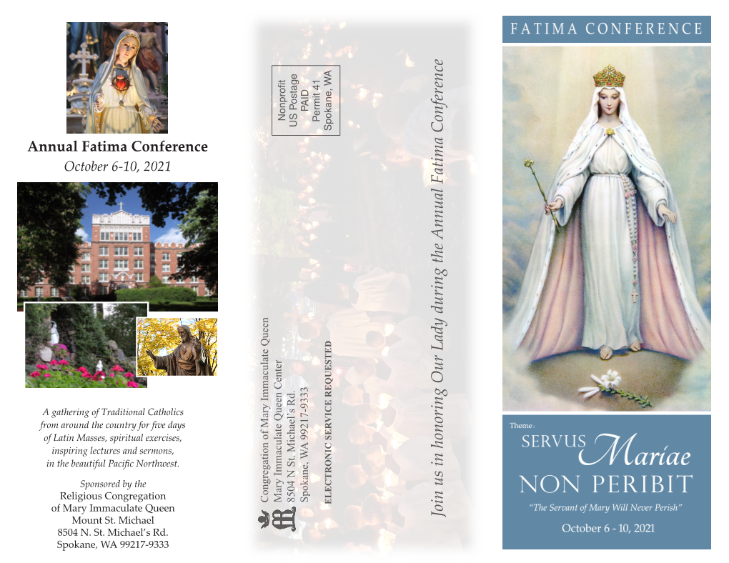 PDF Fatima Conference Flyer