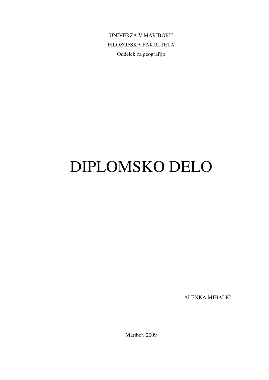 Diplomsko Delo